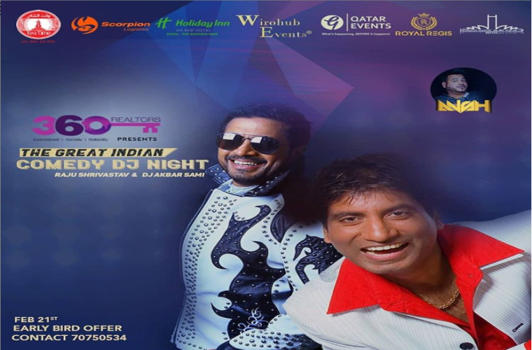 The Great Indian Comedy & DJ Night