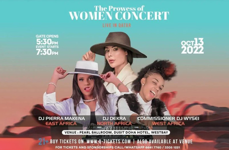"The Prowess of Women" concert at Dusit Doha Hotel