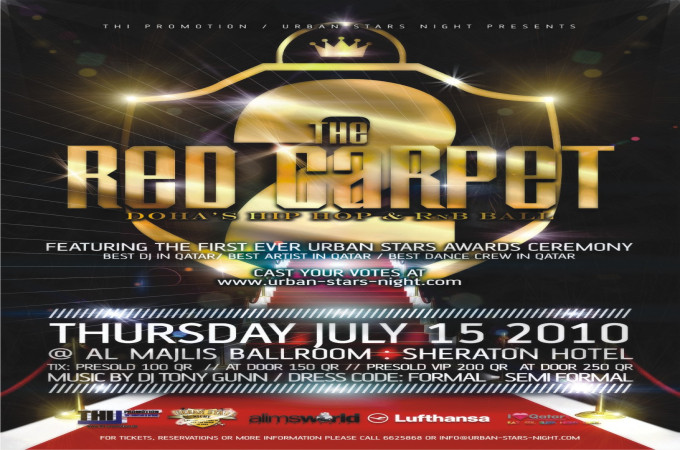 The Red Carpet 2: Doha's HipHop & Rnb Ball, July 15