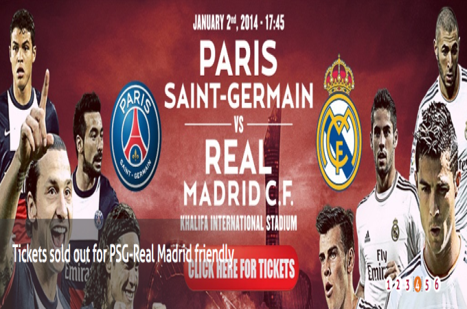 Tickets Sold Out: Real Madrid C.F. vs PSG 