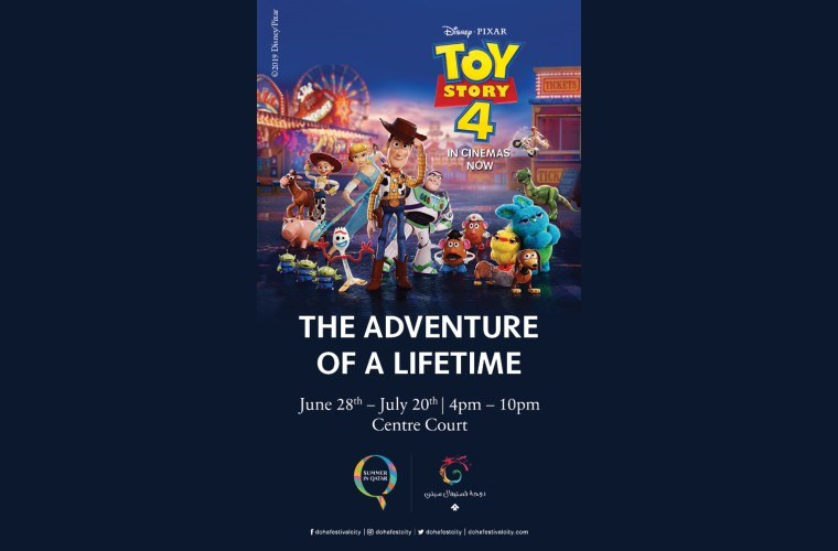 Toy Story characters at Doha Festival City