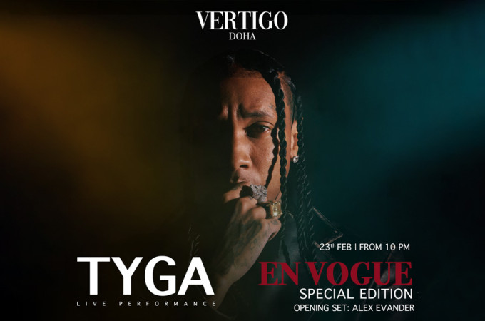 Tyga live performance at Vertigo