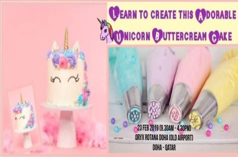 Unicorn Buttercream Cake Workshop (Beginner)