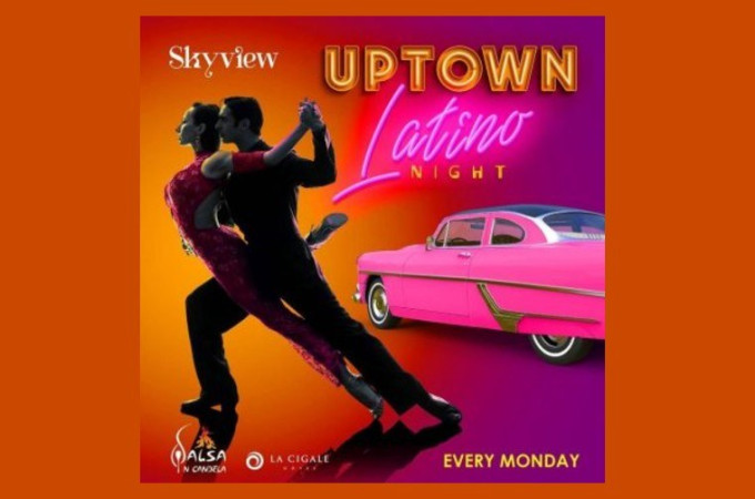 Uptown Latino every Monday at La Cigale Hotel