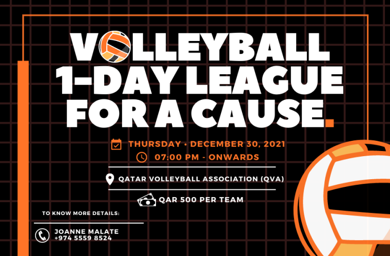 Volleyball 1-day league (For a cause)