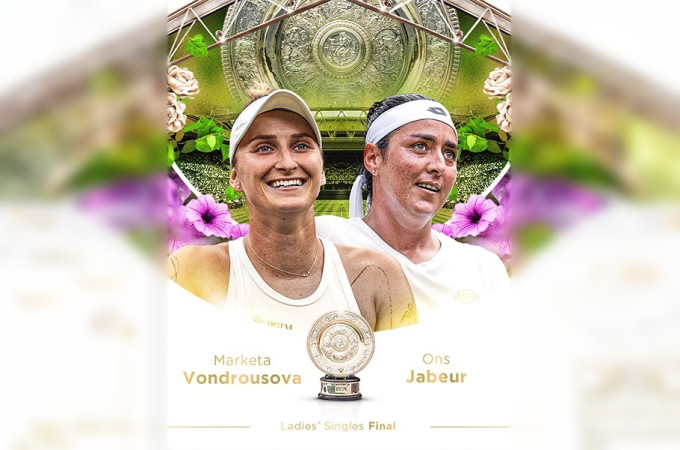 Watch Wimbledon finals on beIN Sports between Ons Jabeur & Marketa Vondrousova