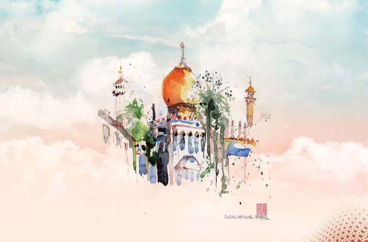 Join the Watercolor Basics Workshop by artist Mohamed Junaid