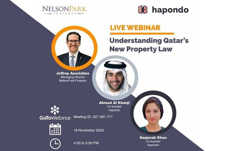 Webinar on Qatar's New Property Investment Law