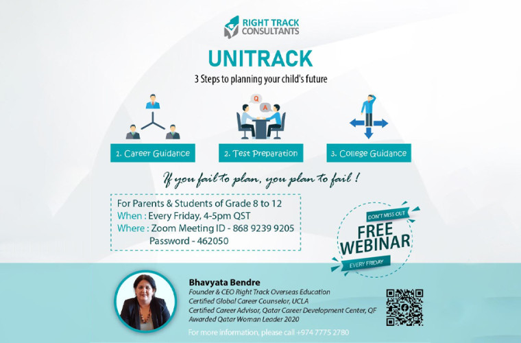 Webinar: UNITRACK - 3 steps to planning your child's future