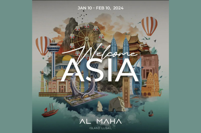 Welcome Asia at Al Maha Island