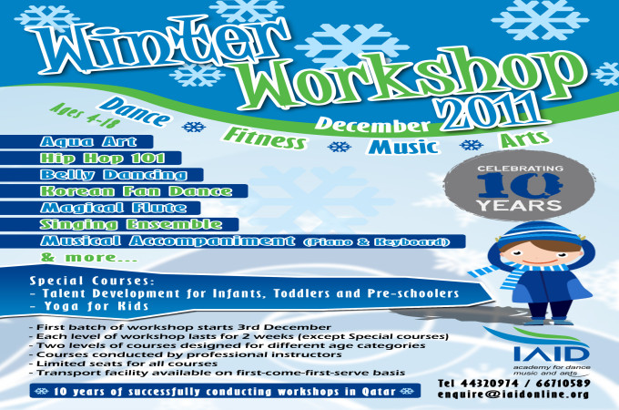 Winter Workshop Fun @ IAID