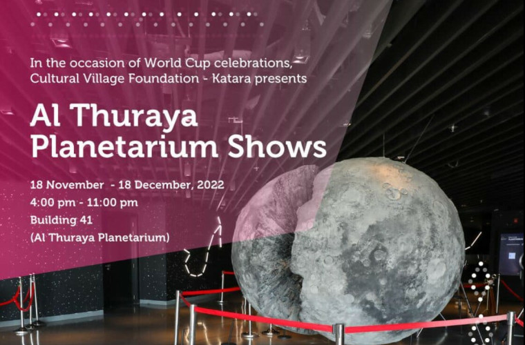 Al Thuraya Planetarium Shows for November 2022