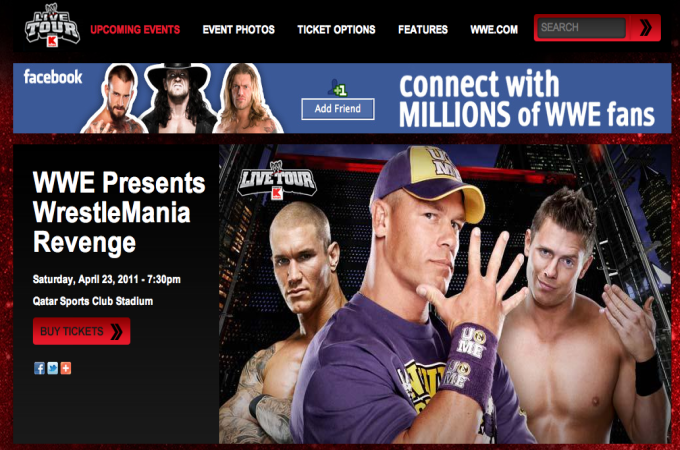 WWE WrestleMania Revenge Live in Qatar - 